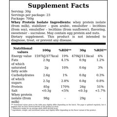 Whey Protein Isolate - 700g - Biscuit x16