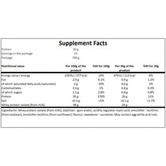 Whey Protein Isolate - 700g - Chocolate Cookies x16