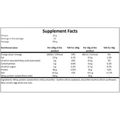 Whey Protein Isolate - 700g - Natural