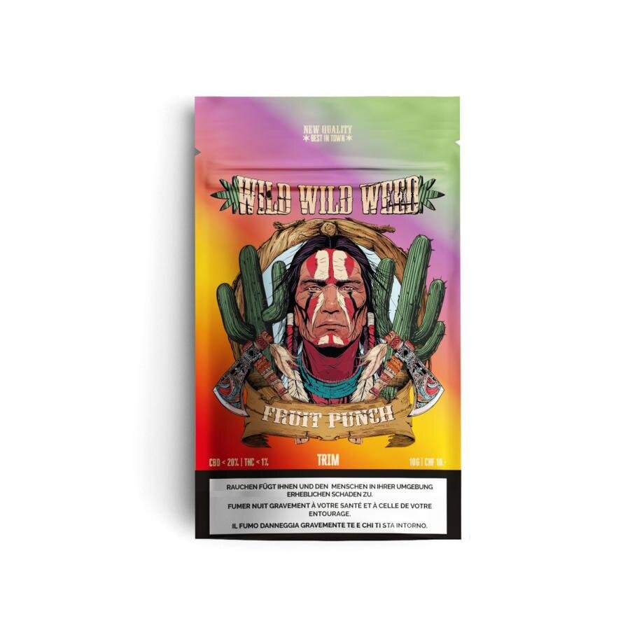 Wild Wild Weed 2.0 - Fruit Punch - Indoor CBD Trim - 10g