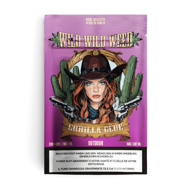 Wild Wild Weed - Gorilla Glue - Outdoor CBD - 50g