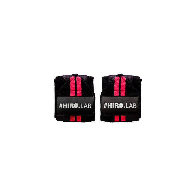 Wrist Wrap Hiro.Lab - Rubber Logo - Black /Pink