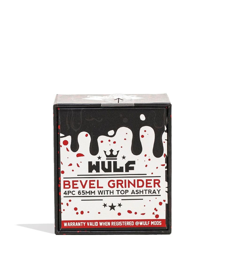Wulf Aschenbecher Grinder, schwarz-rot, 6Stk