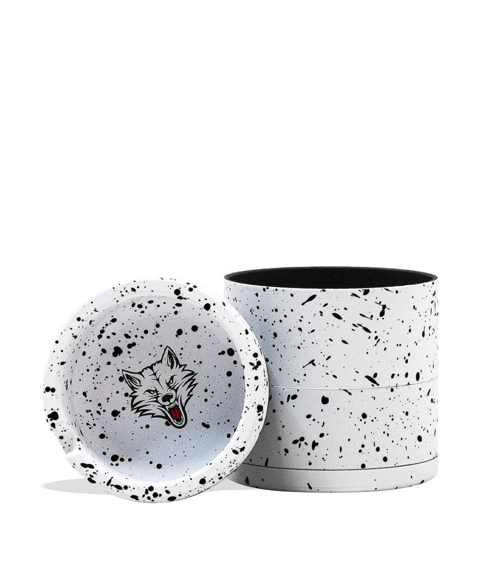 Wulf Aschenbecher Grinder, weiss-schwarz, 6Stk