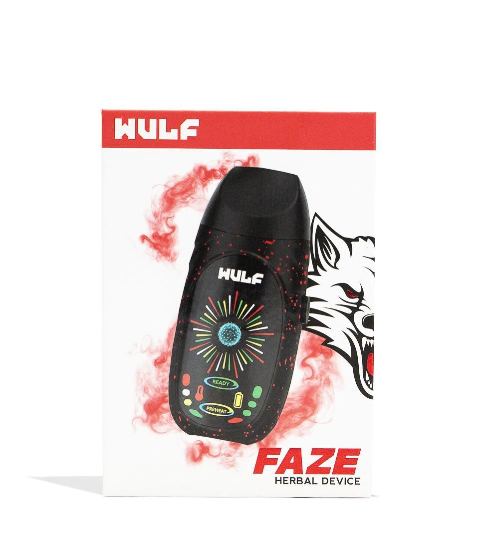 Wulf Faze Vaporizer, schwarz-rot