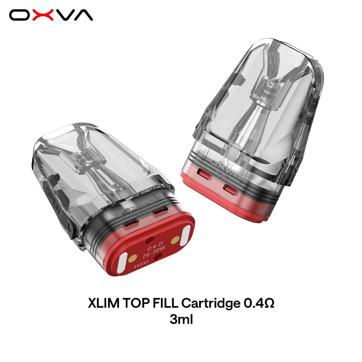 3 x OXVA Xlim Top Fill Cartridge, 3ml