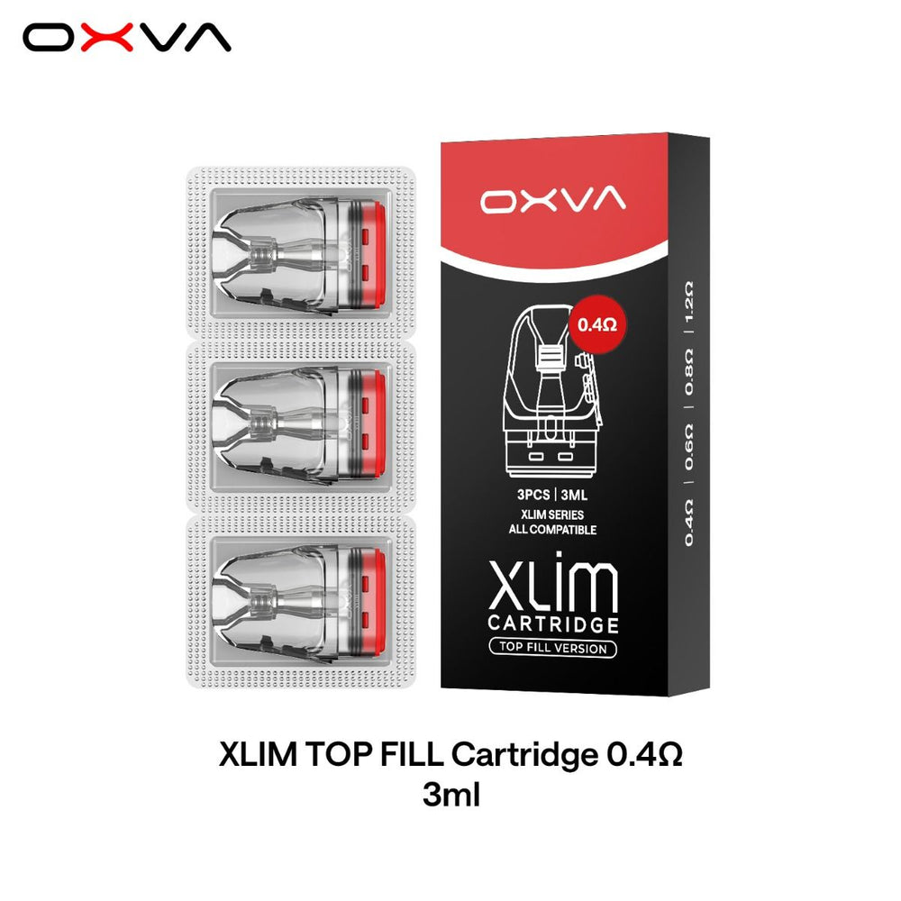 3 x OXVA Xlim Top Fill Cartridge, 3ml