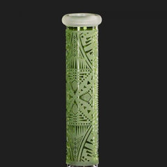 Bong Glas Limited Edition Geometric Art, hellgrün, 40cm