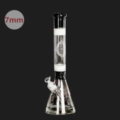 Bong Glas Limited Edition Geometric Art, black white 41cm