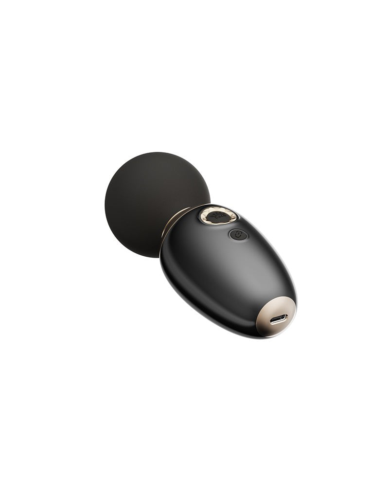 ZALO - Ava - Heizender Mini-Wandvibrator (mit App-Steuerung) - Schwarz