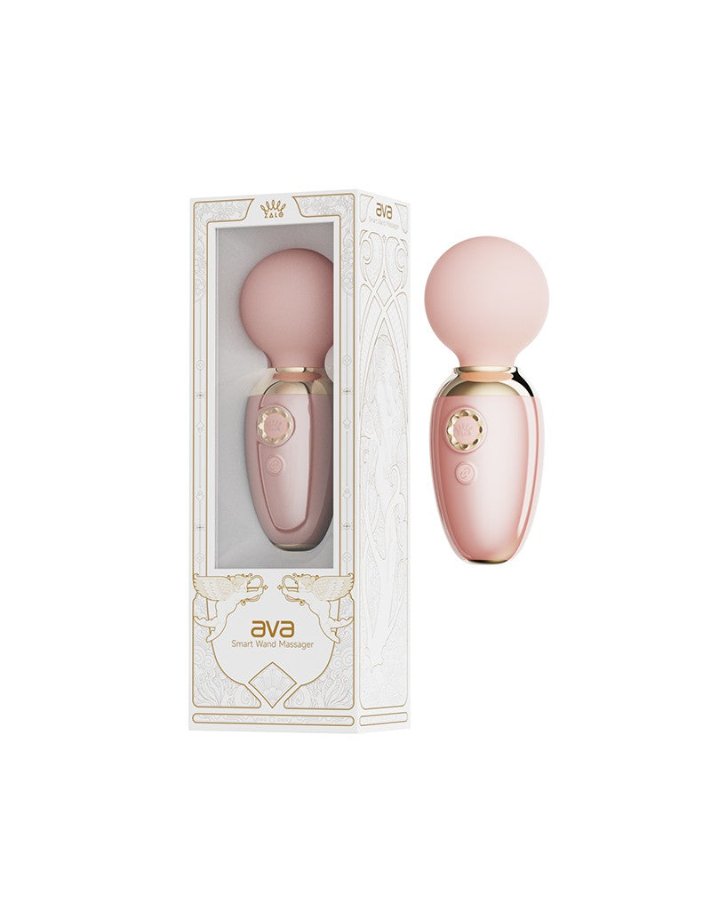2: ZALO - Ava - Heizender Mini-Wandvibrator (mit App-Steuerung) - Hellrosa