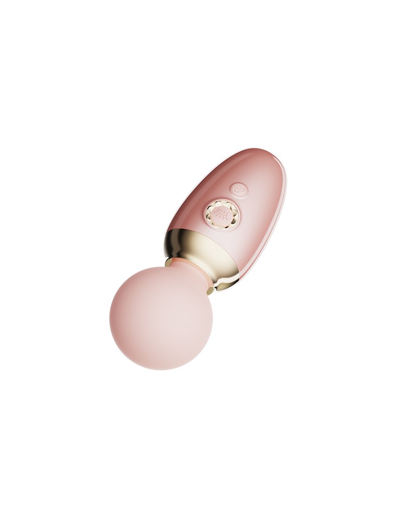 4: ZALO - Ava - Heizender Mini-Wandvibrator (mit App-Steuerung) - Hellrosa