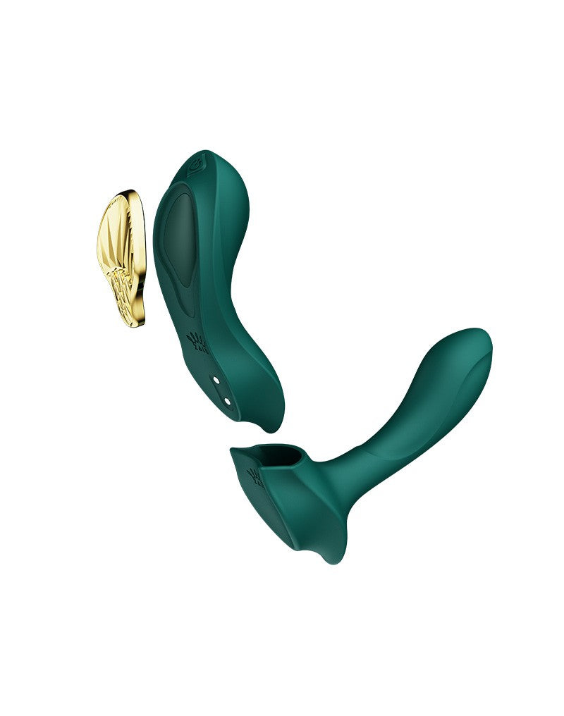 ZALO - Aya - Tragbarer Vibrator mit Fernbedienung - Grün