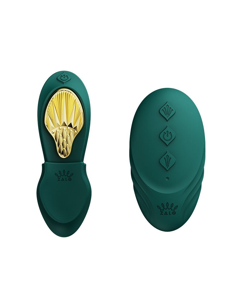 ZALO - Aya - Tragbarer Vibrator mit Fernbedienung - Grün