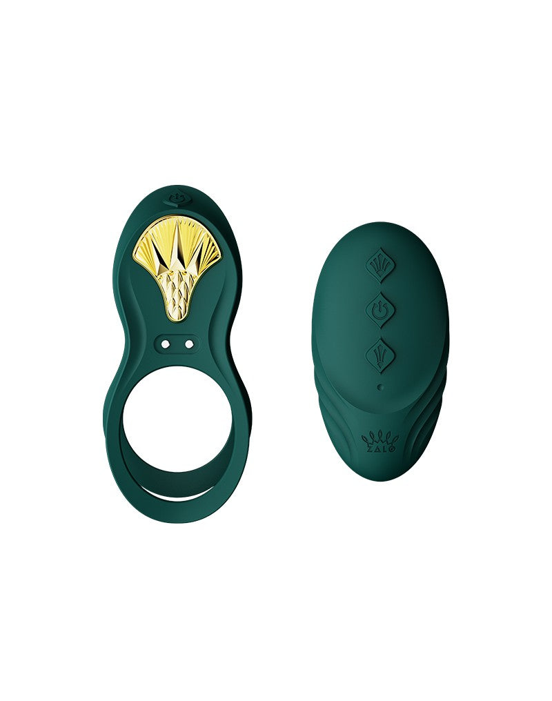 ZALO - Bayek - Cockring Vibrator (mit Fernbedienung) - Grün