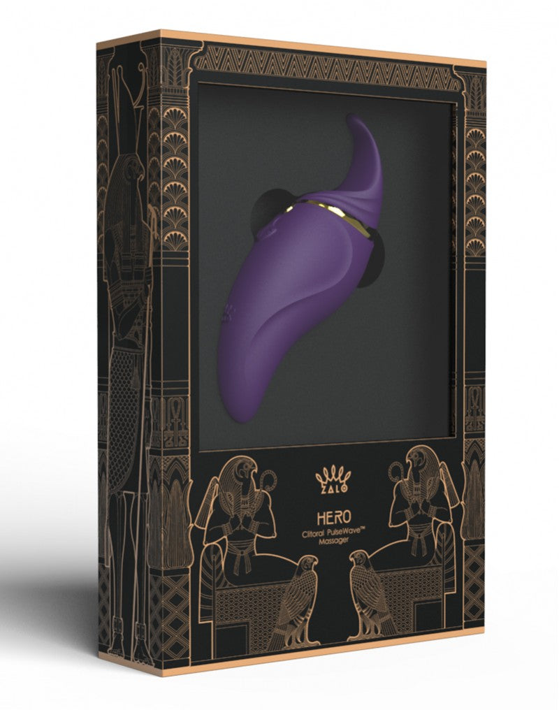 2: ZALO Hero Twilight Purple - Clitoral PulseWave Massager