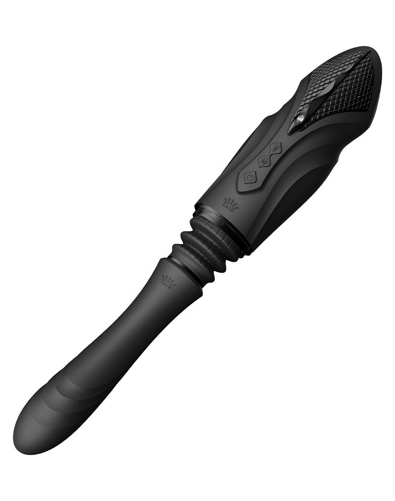 ZALO - Sesh - Heizvibrator mit Fernbedienung - Schwarz