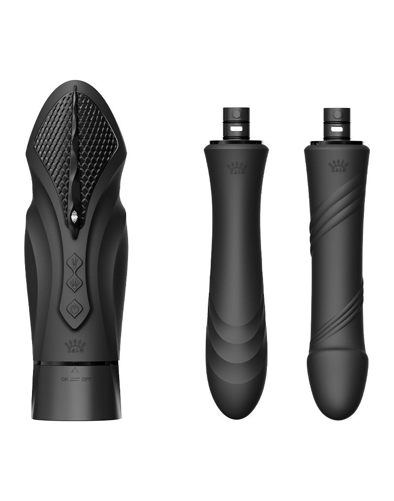 ZALO - Sesh - Heizvibrator mit Fernbedienung - Schwarz
