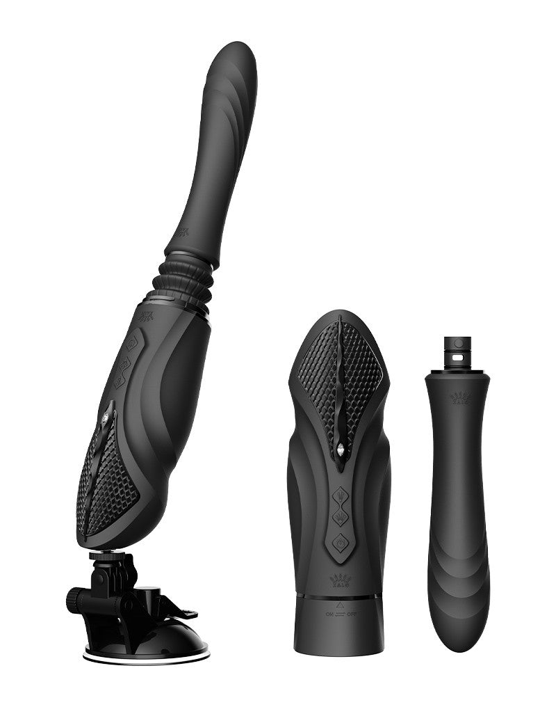 ZALO - Sesh - Heizvibrator mit Fernbedienung - Schwarz