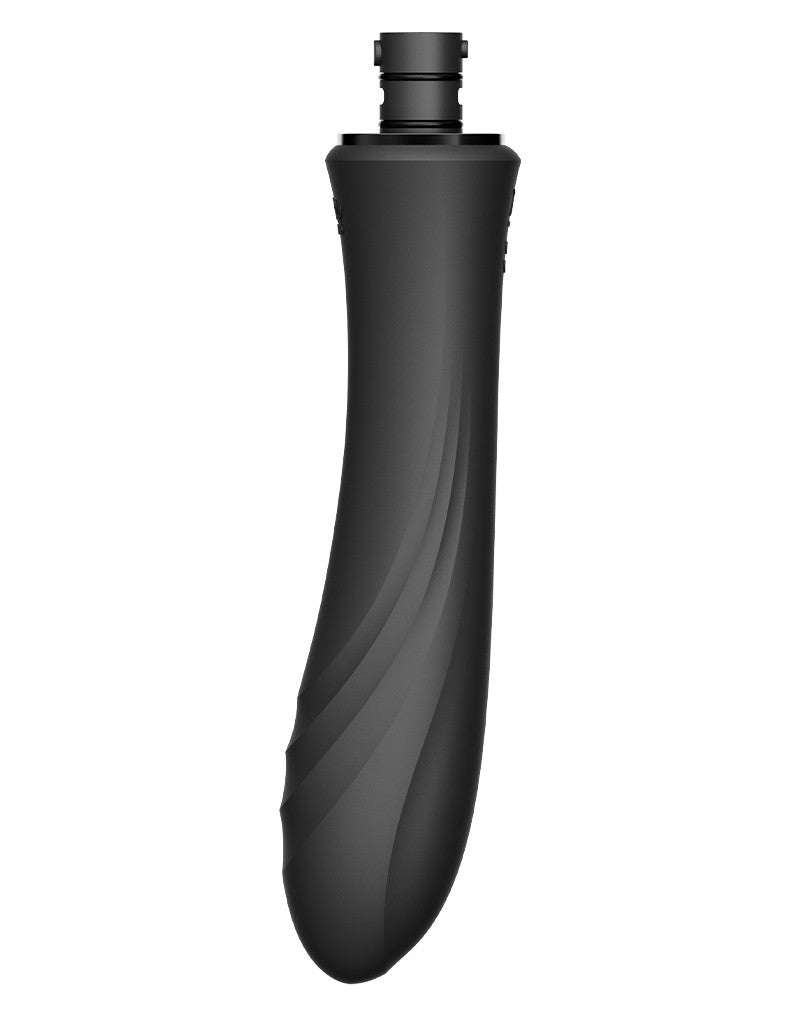 ZALO - Sesh - Heizvibrator mit Fernbedienung - Schwarz