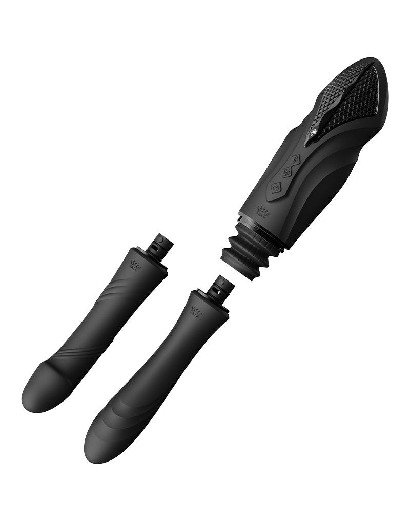ZALO - Sesh - Heizvibrator mit Fernbedienung - Schwarz