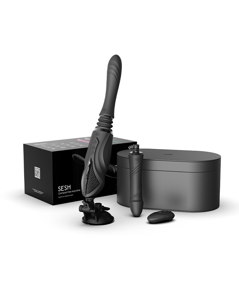 ZALO - Sesh - Heizvibrator mit Fernbedienung - Schwarz