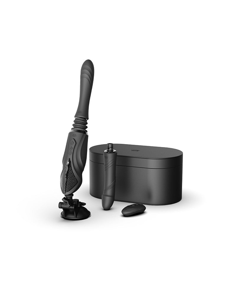 ZALO - Sesh - Heizvibrator mit Fernbedienung - Schwarz