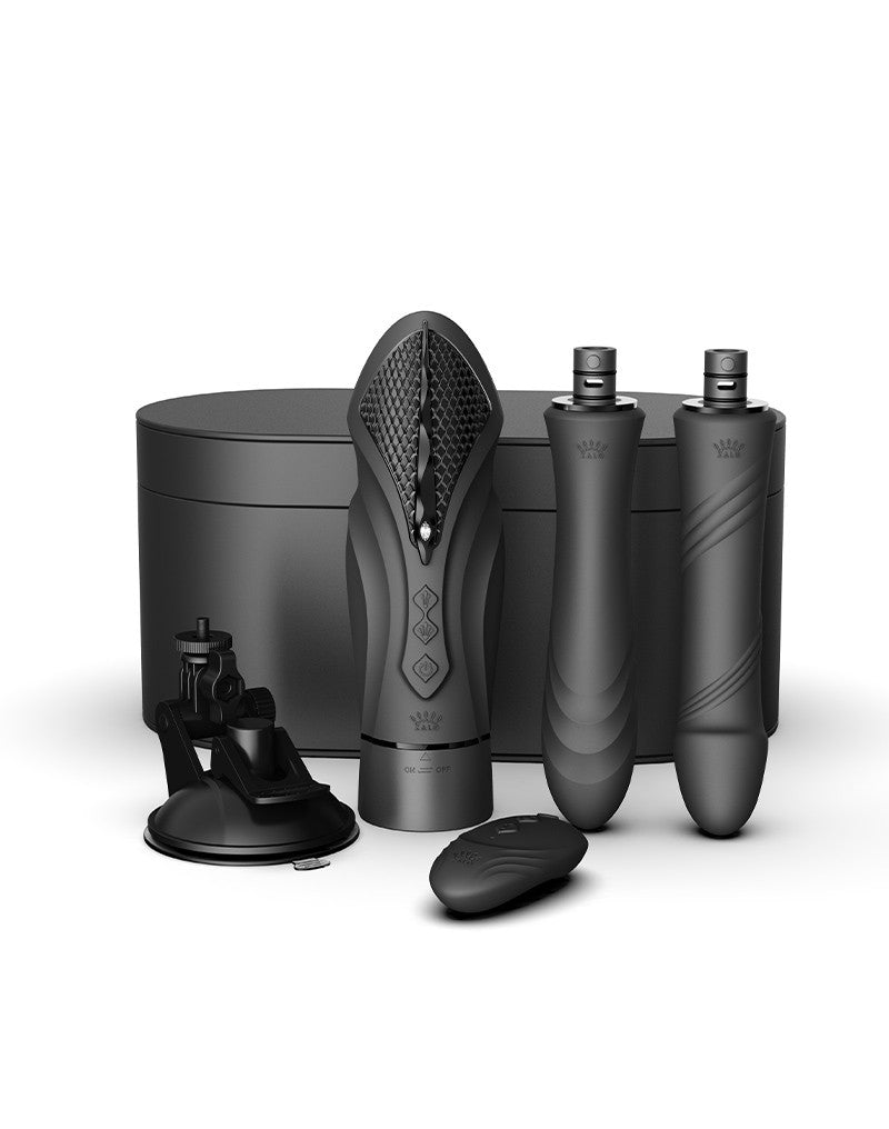 ZALO - Sesh - Heizvibrator mit Fernbedienung - Schwarz