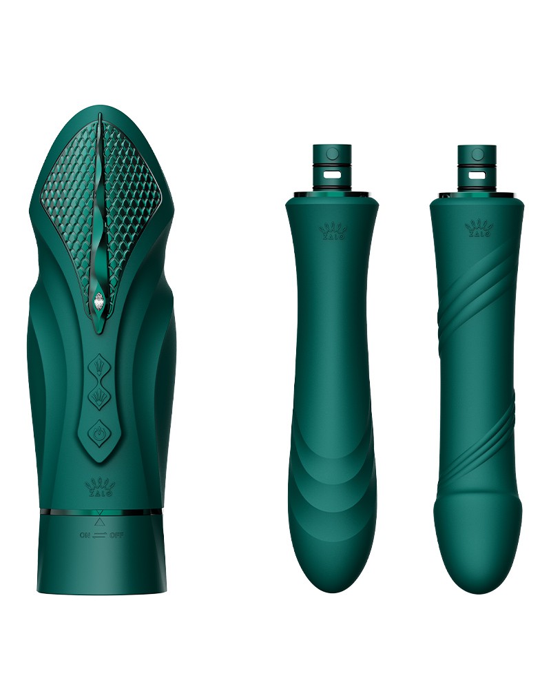 ZALO - Sesh - Heizvibrator mit Fernbedienung - Grün