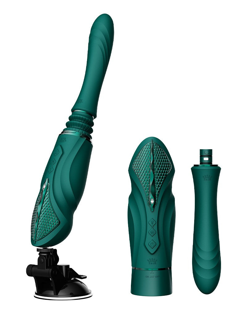 ZALO - Sesh - Heizvibrator mit Fernbedienung - Grün