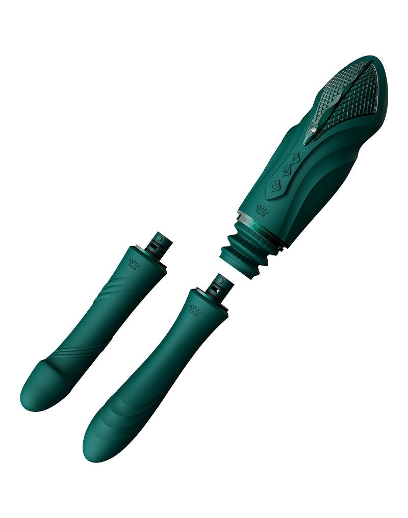 ZALO - Sesh - Heizvibrator mit Fernbedienung - Grün