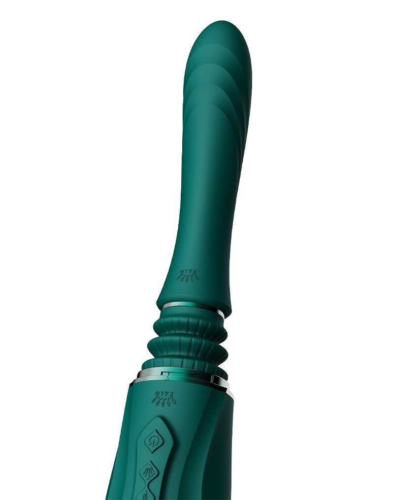 ZALO - Sesh - Heizvibrator mit Fernbedienung - Grün