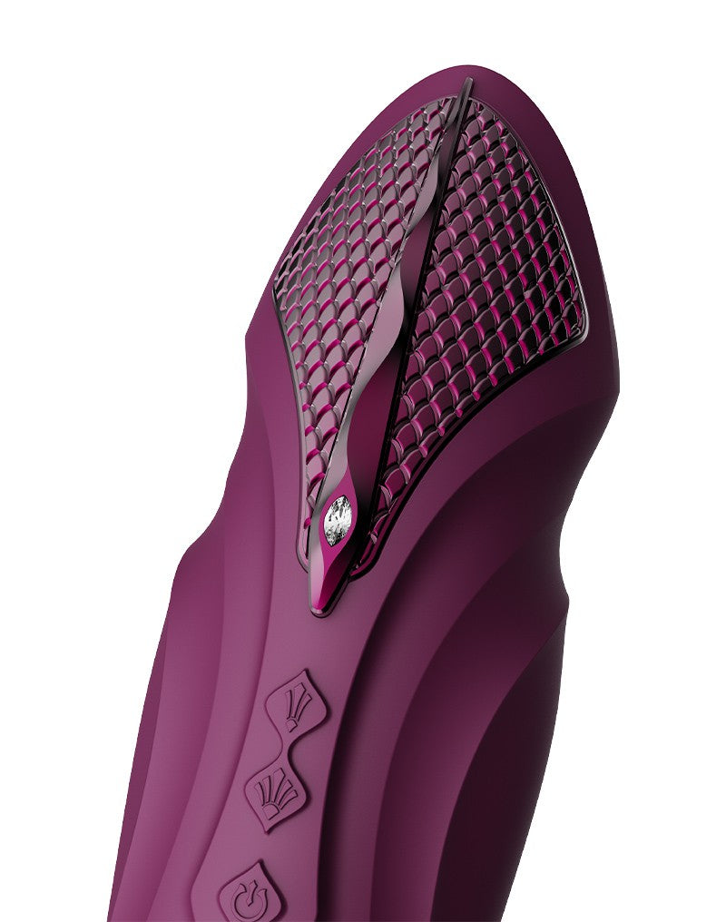 ZALO - Sesh - Heizvibrator mit Fernbedienung - Lila