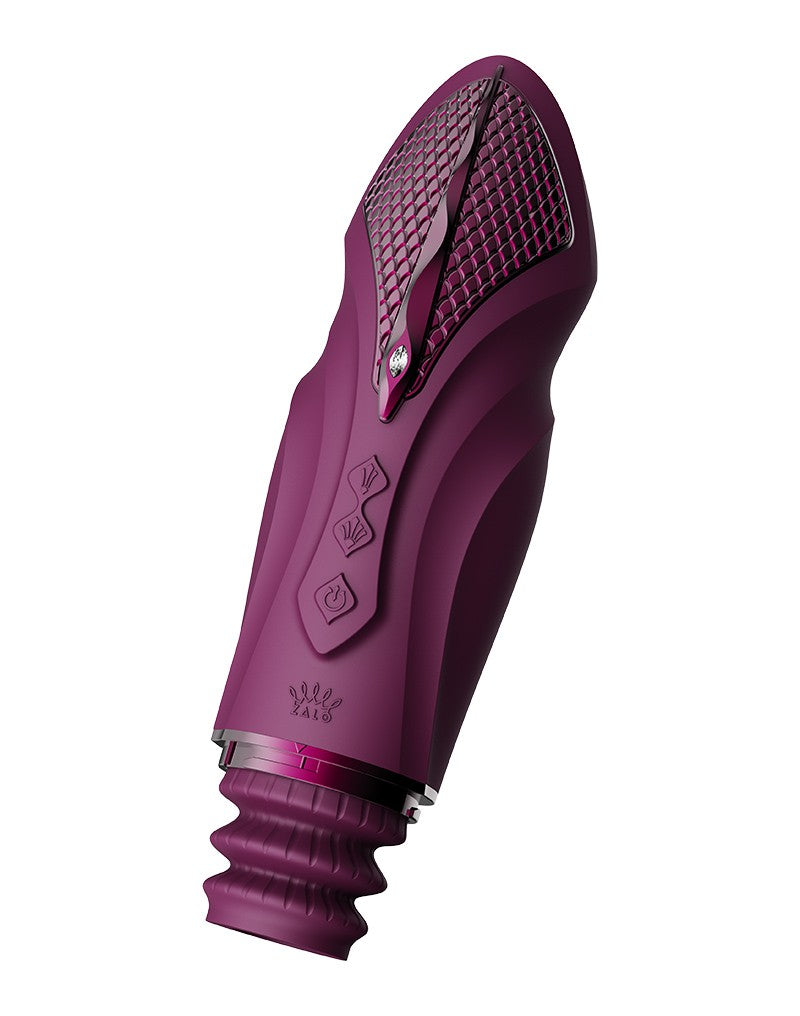 ZALO - Sesh - Heizvibrator mit Fernbedienung - Lila
