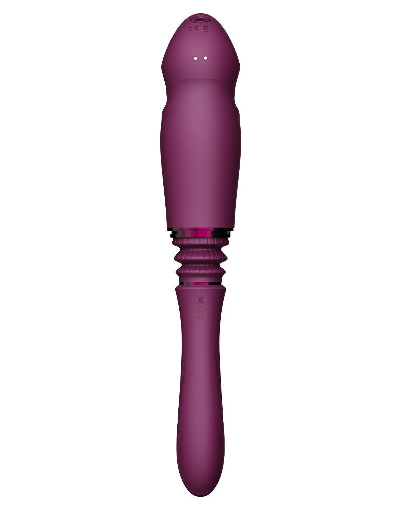 ZALO - Sesh - Heizvibrator mit Fernbedienung - Lila