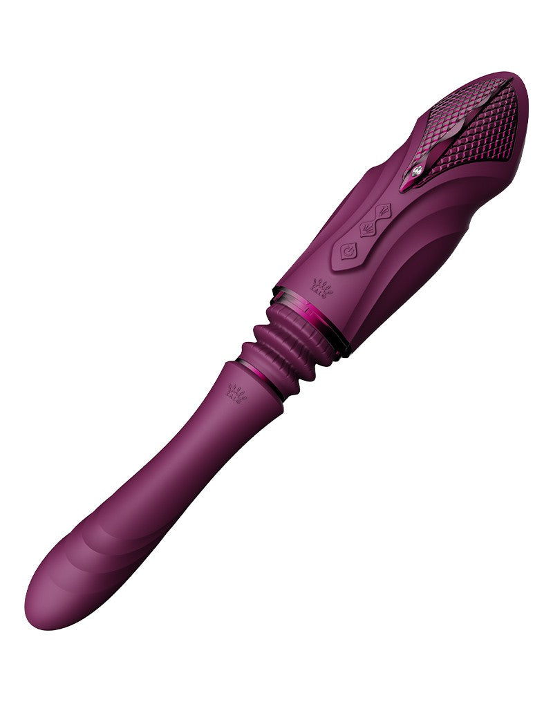 ZALO - Sesh - Heizvibrator mit Fernbedienung - Lila