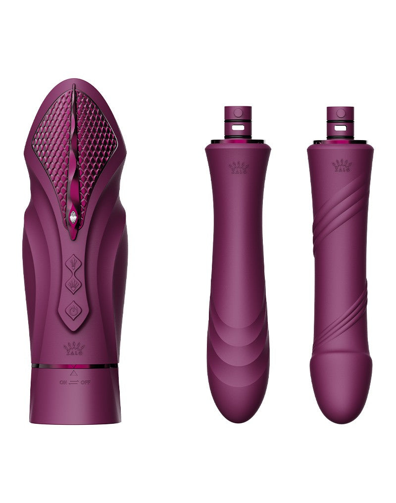 ZALO - Sesh - Heizvibrator mit Fernbedienung - Lila