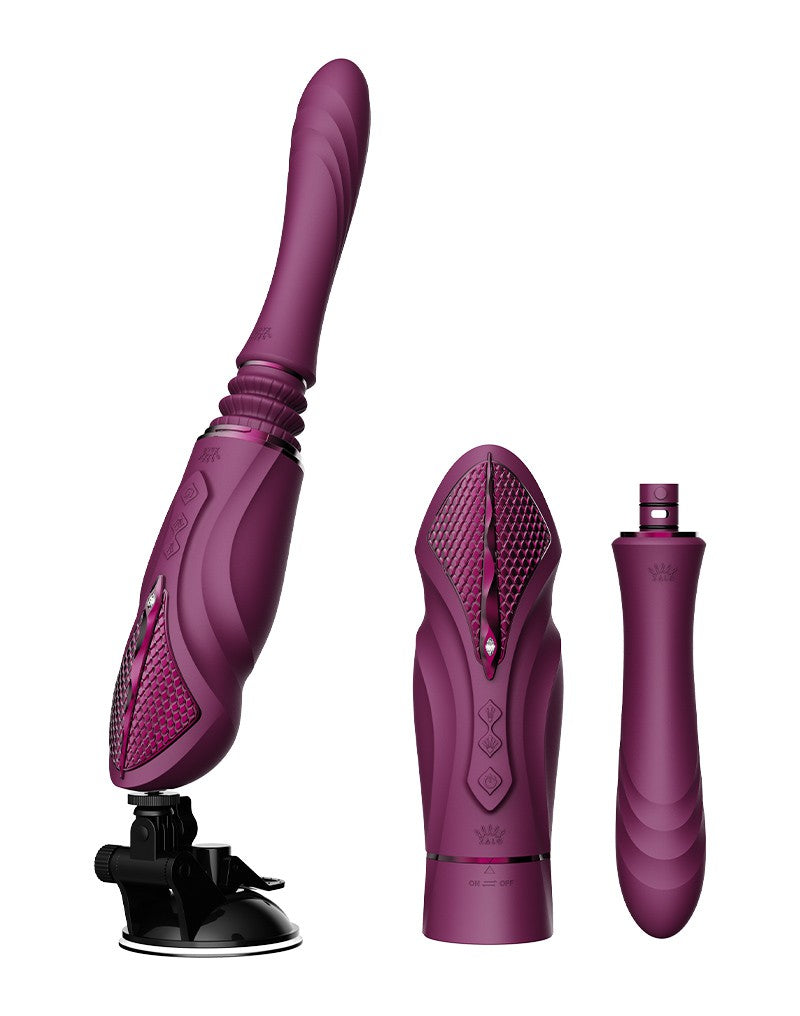 ZALO - Sesh - Heizvibrator mit Fernbedienung - Lila