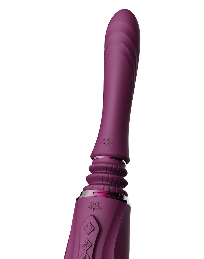 ZALO - Sesh - Heizvibrator mit Fernbedienung - Lila