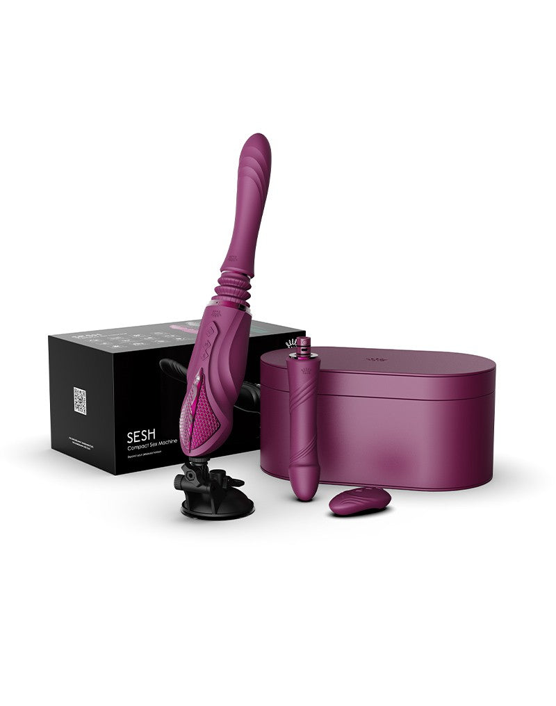 ZALO - Sesh - Heizvibrator mit Fernbedienung - Lila