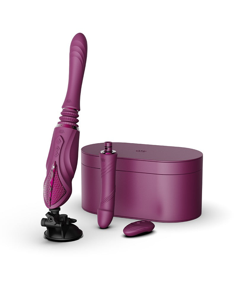 ZALO - Sesh - Heizvibrator mit Fernbedienung - Lila