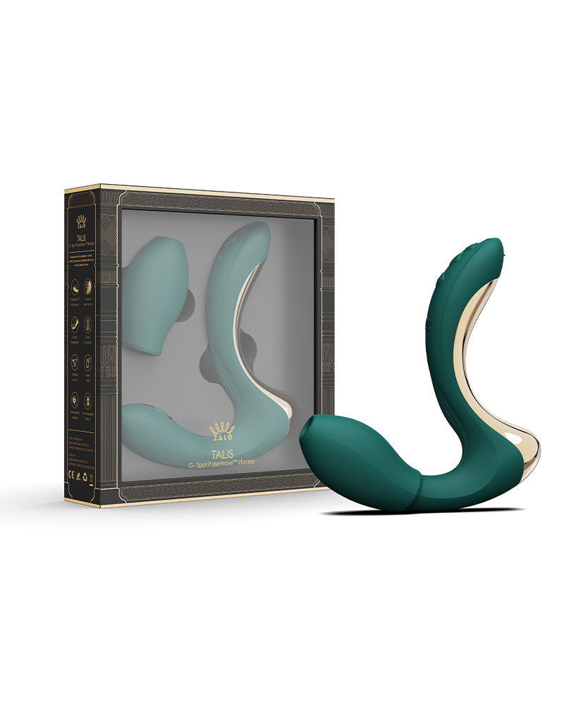 ZALO – Talis – G-Punkt-Pulswellenvibrator – Grün