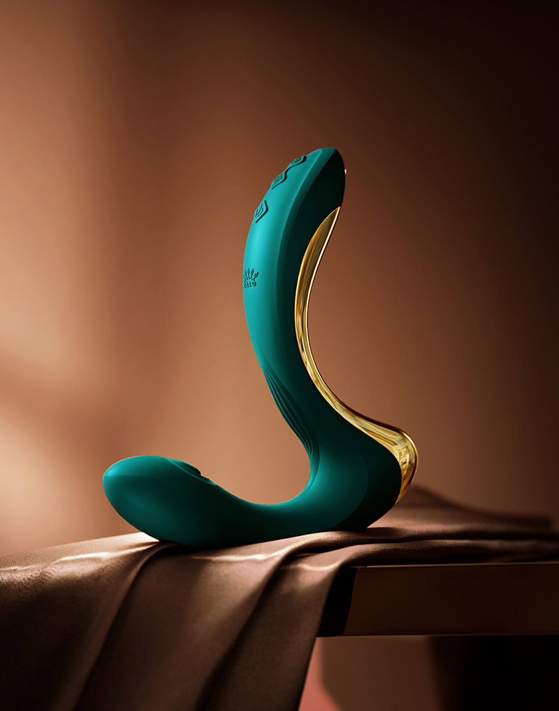 ZALO – Talis – G-Punkt-Pulswellenvibrator – Grün