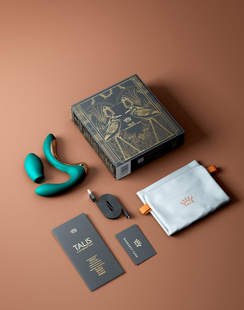 ZALO – Talis – G-Punkt-Pulswellenvibrator – Grün