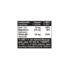 Zinc B6 Magnesium 60 Vcaps