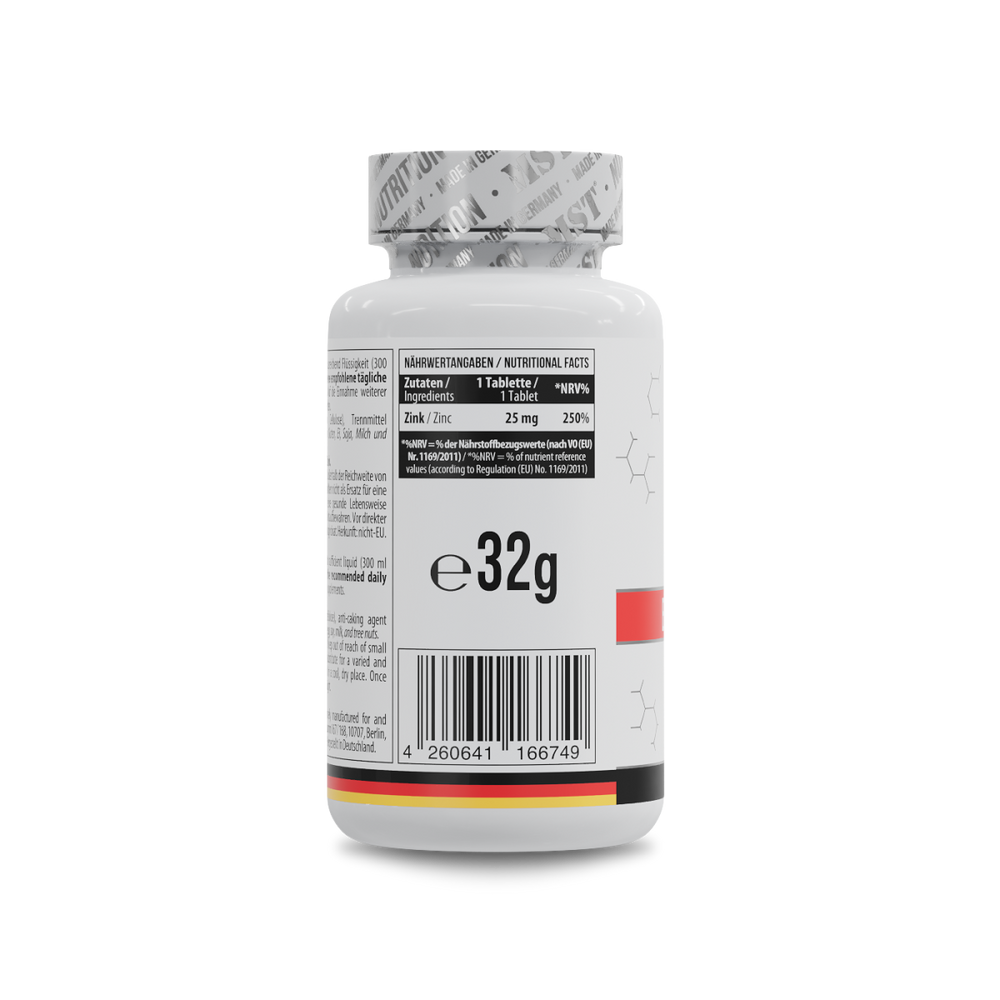Zinc Chelate Bisglycinate 180 Tabletten