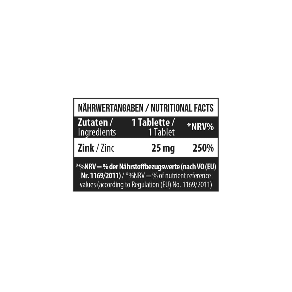 Zinc Chelate Bisglycinate 180 Tabletten