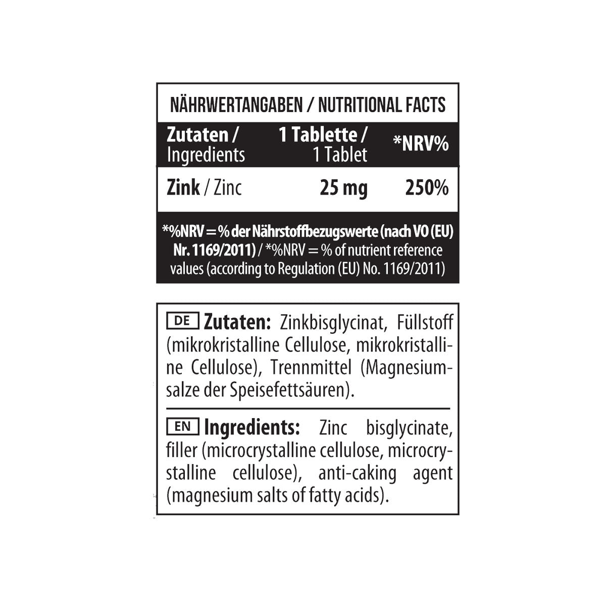 Zinc Chelate Bisglycinate 90 tab