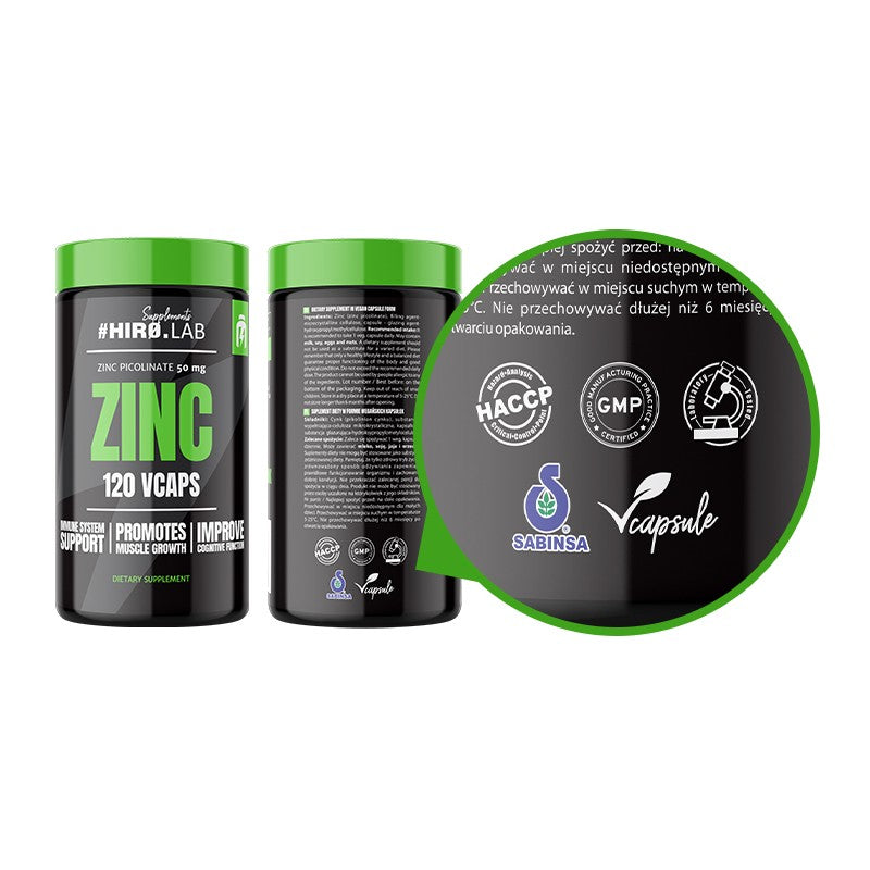 Zinc Picolinate - 120vcaps. ( Zinkpicolinat )