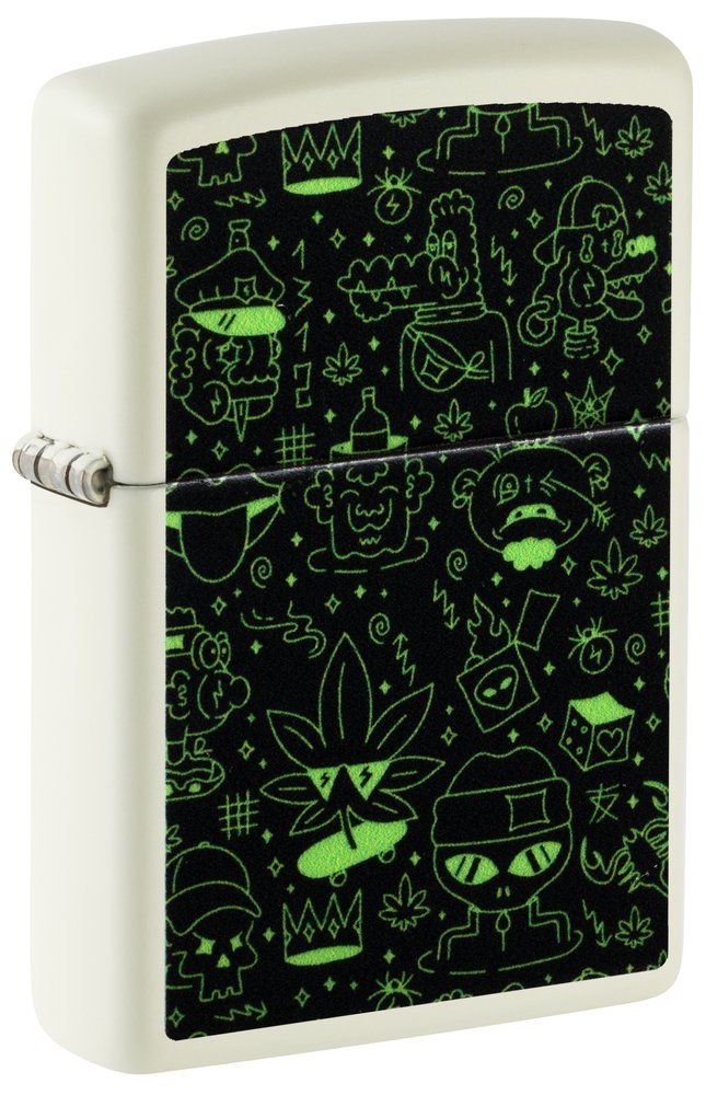 Zippo Feuerzeug Doodle Cannabis